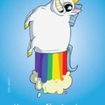 Rainbow farting unicorn!